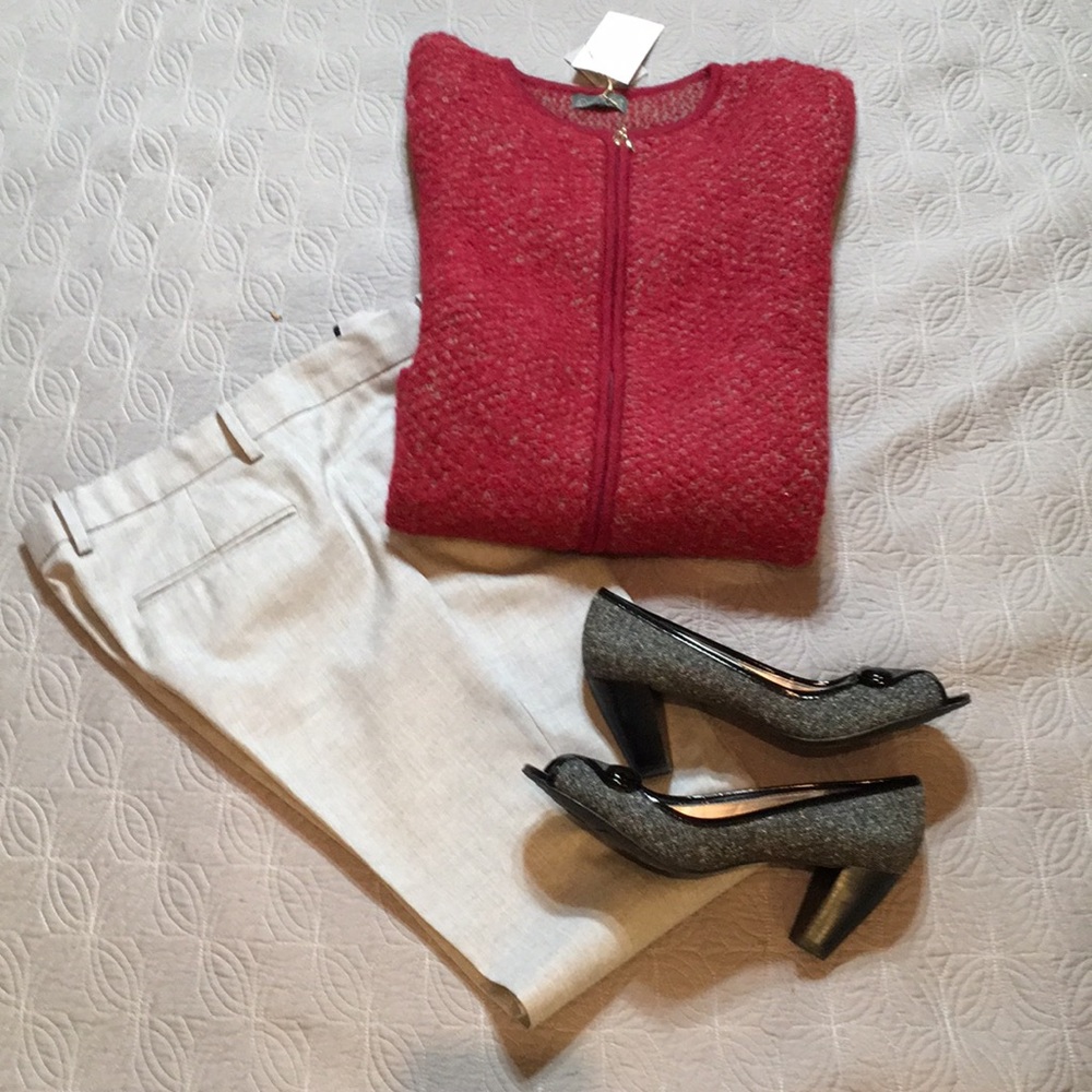 ***SOLD***Elegant Alpaca zip cardigan - Picture 4 of 5